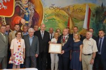 Certyfikat dla burmistrza Lubrańca